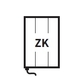 Typ pripojeniaZK - Základná vykurovacia tyč L