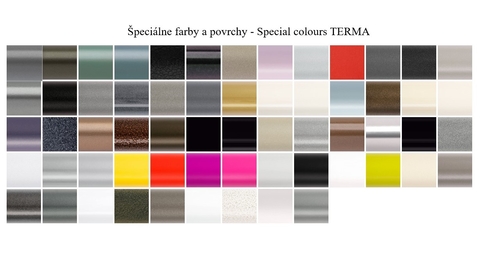 Farby Terma - špeciálne farby - paleta Farby Terma - špeciálne farby - paleta