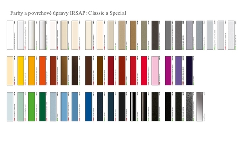 Farby Irsap - Farby Classic a Special Farby Irsap - Farby Classic a Special